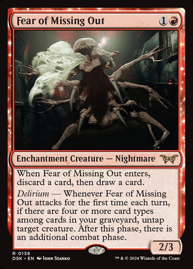 Fear of Missing Out Magic The Gathering