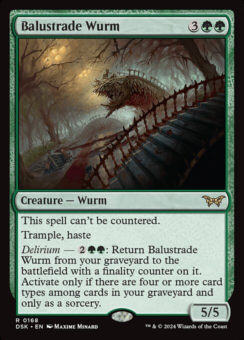 Balustrade Wurm Magic The Gathering