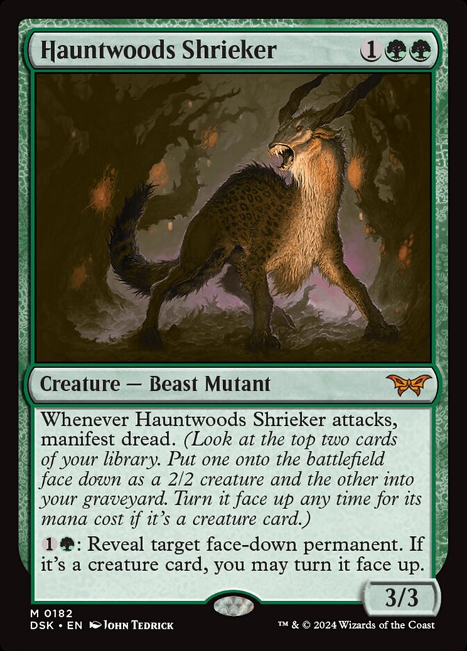 Hauntwoods Shrieker (Foil) Magic The Gathering