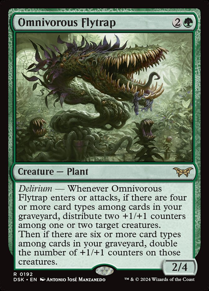 Omnivorous Flytrap Magic The Gathering