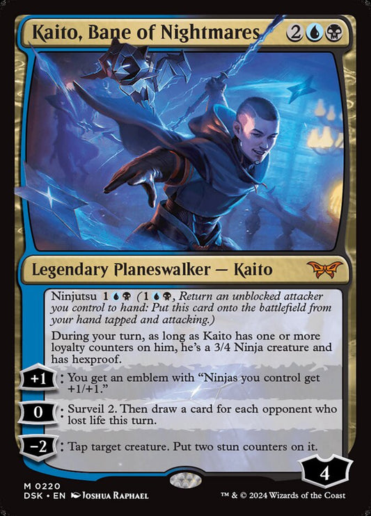 Kaito, Bane of Nightmares (Pre-Release Foil) Magic The Gathering