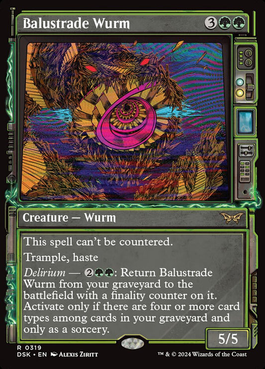 Balustrade Wurm (Showcase) Magic The Gathering