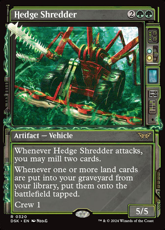 Hedge Shredder (Showcase Foil) Magic The Gathering