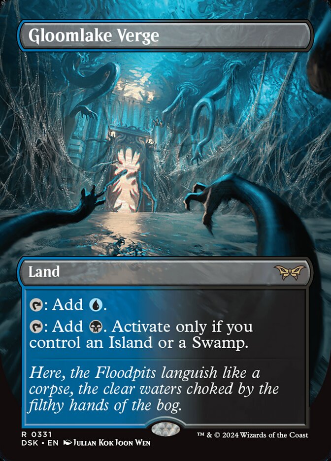 Gloomlake Verge (Borderless) Magic The Gathering