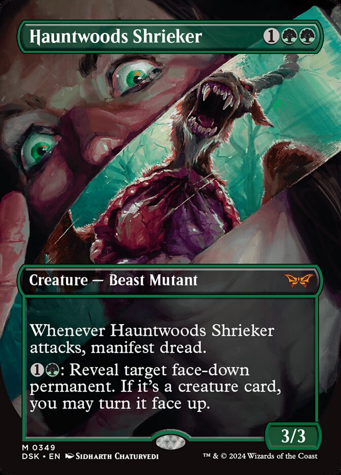 Hauntwoods Shrieker (Borderless) Magic The Gathering