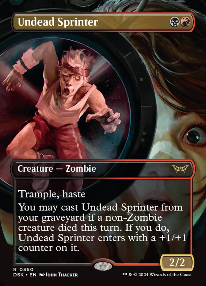 Undead Sprinter (Borderless) Magic The Gathering