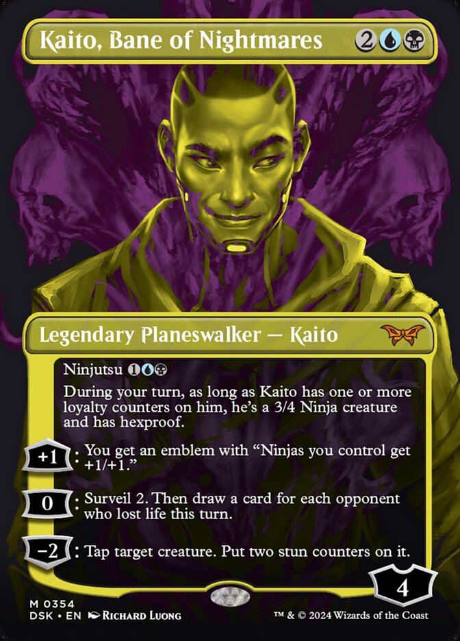 Kaito, Bane of Nightmares (Showcase) Magic The Gathering