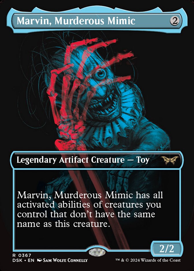 Marvin, Murderous Mimic (Showcase Foil) Magic The Gathering