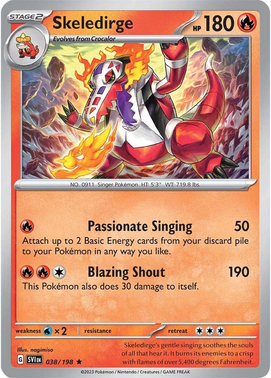 Skeledirge (038/198) [Scarlet & Violet: Base Set] Pokemon