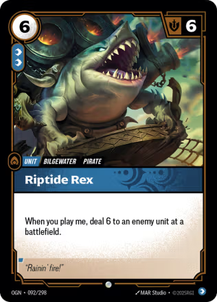 Riptide Rex - Origins (OGN) Armchair Generals
