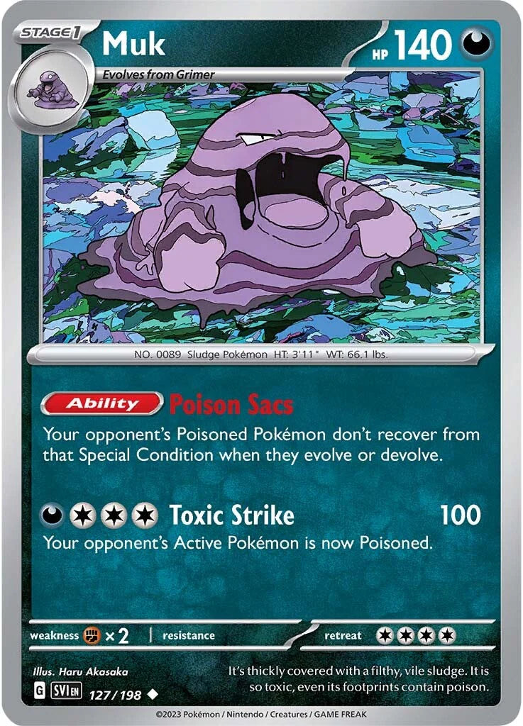 Muk (127/198) [Scarlet & Violet: Base Set] Pokemon