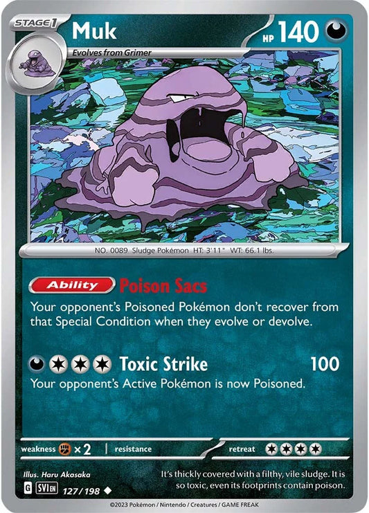 Muk (127/198) [Scarlet & Violet: Base Set] Pokemon