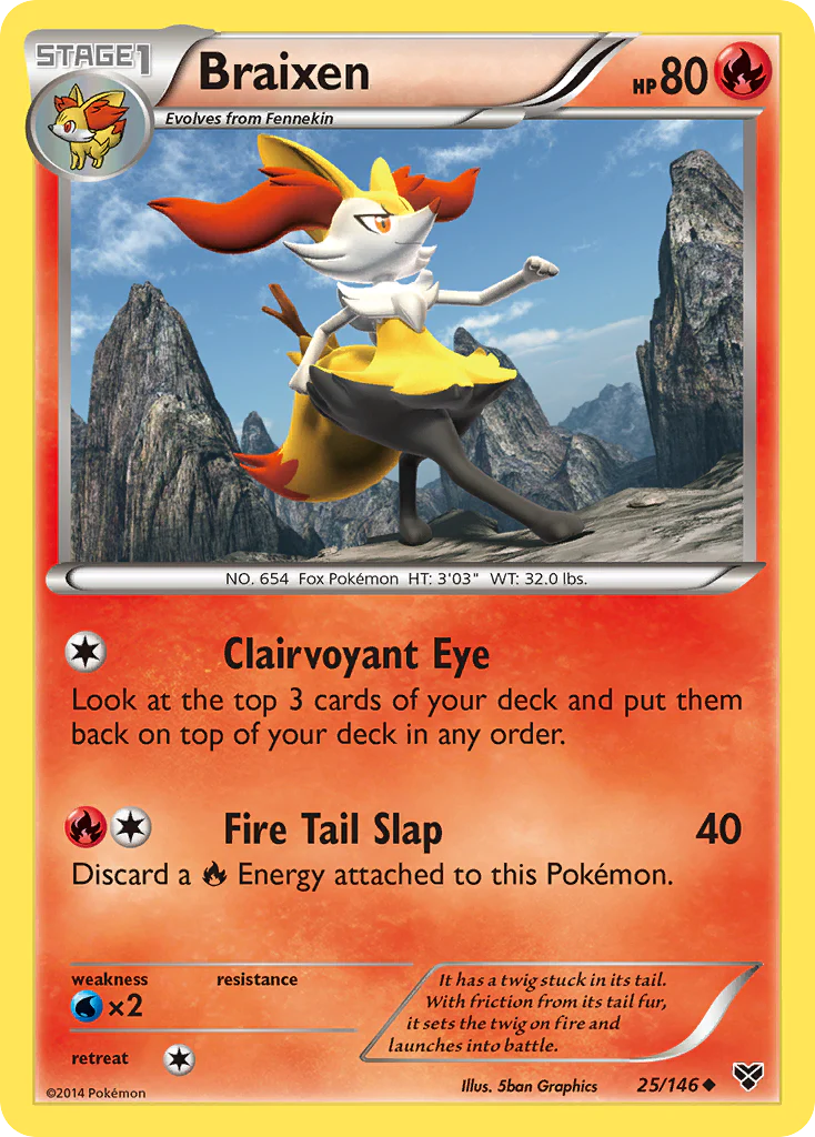 Braixen (25/146) [XY: Base Set] Pokemon