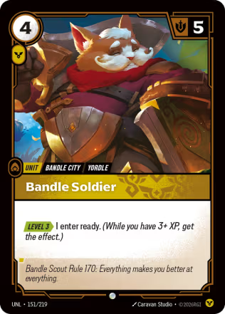 Bandle Soldier - Unleashed (UNL) Armchair Generals