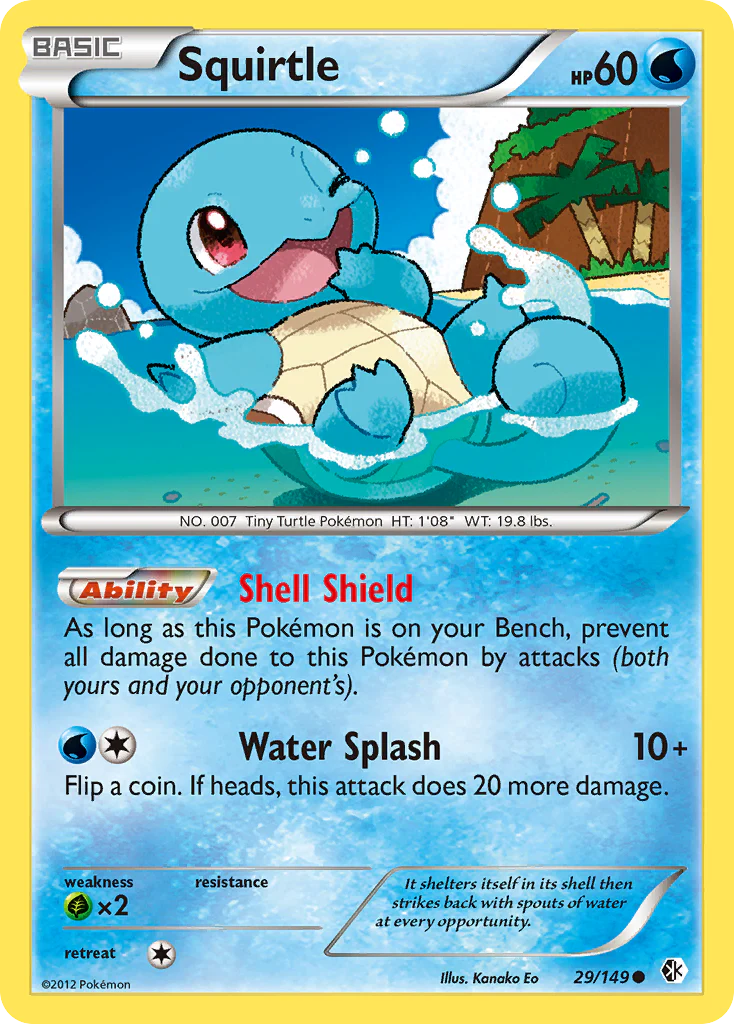 Squirtle (29/149) [Black & White: Boundaries Crossed] Magic The Gathering