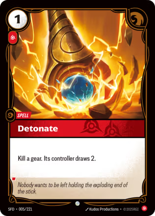 Detonate - Spiritforged (SFD) Armchair Generals
