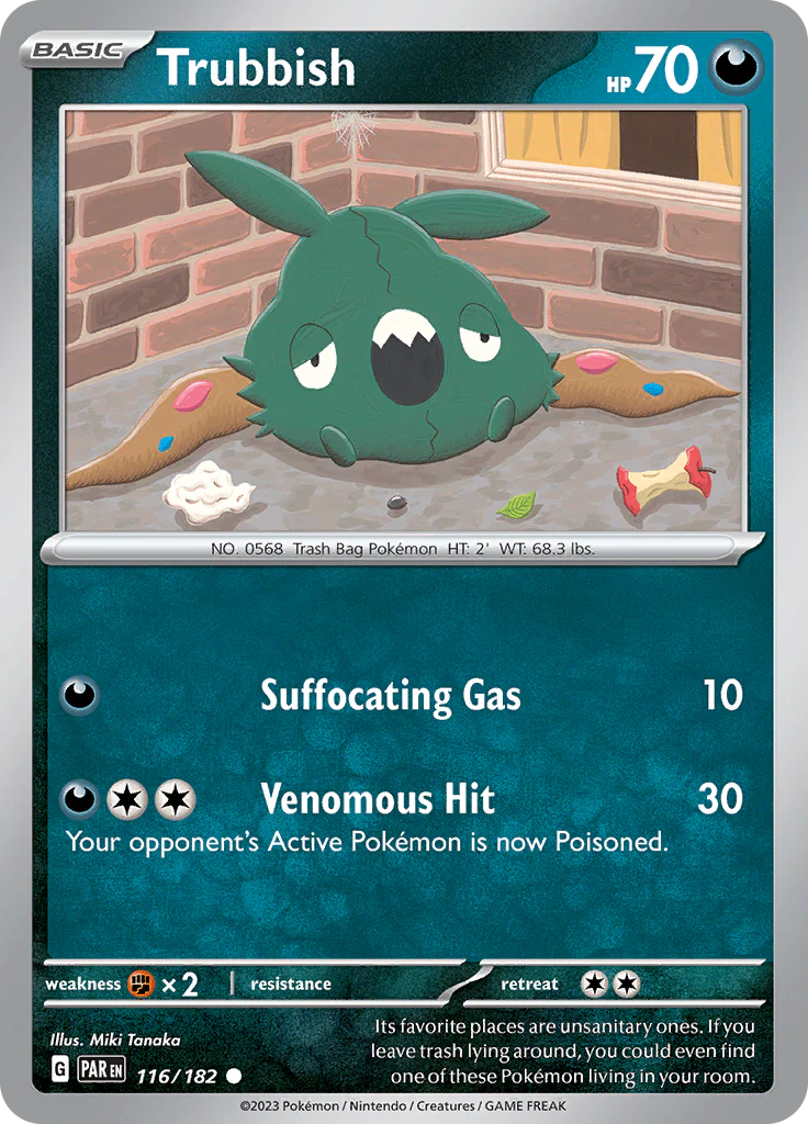 Trubbish (116/182) [Scarlet & Violet: Paradox Rift] Pokemon