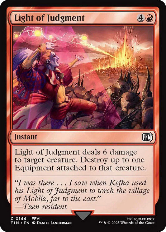 Light of Judgment Magic The Gathering