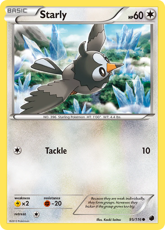 Starly (95/116) [Black & White: Plasma Freeze] Pokemon