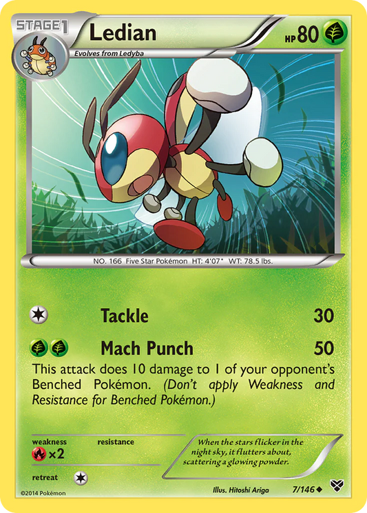 Ledian (7/146) [XY: Base Set] Magic The Gathering