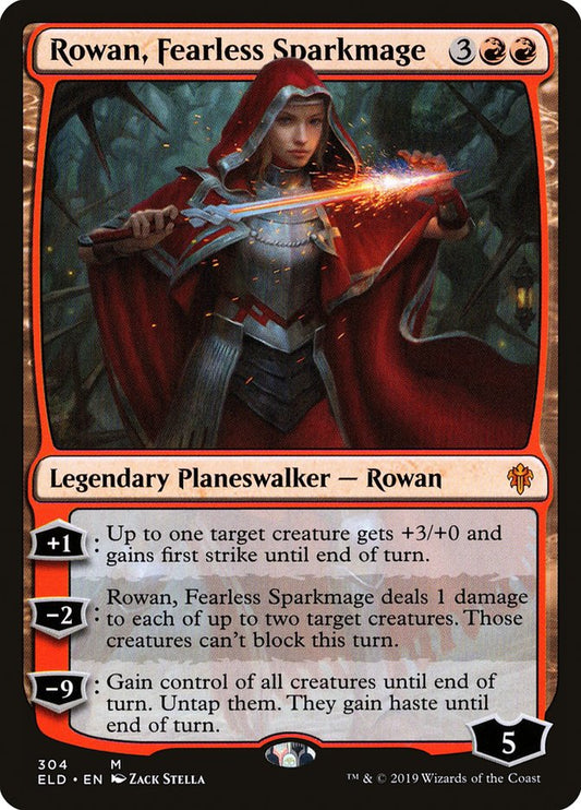 Rowan, Fearless Sparkmage Magic The Gathering