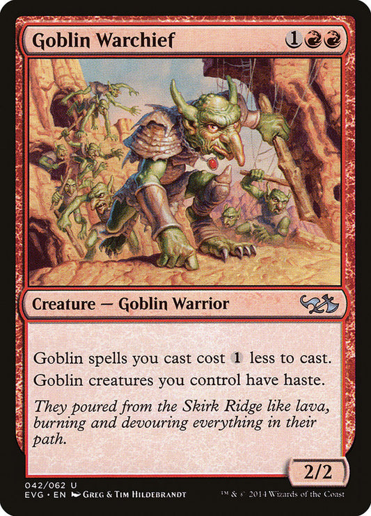 Goblin Warchief Magic The Gathering