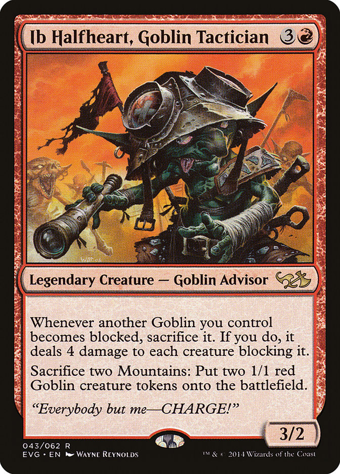 Ib Halfheart, Goblin Tactician Magic The Gathering