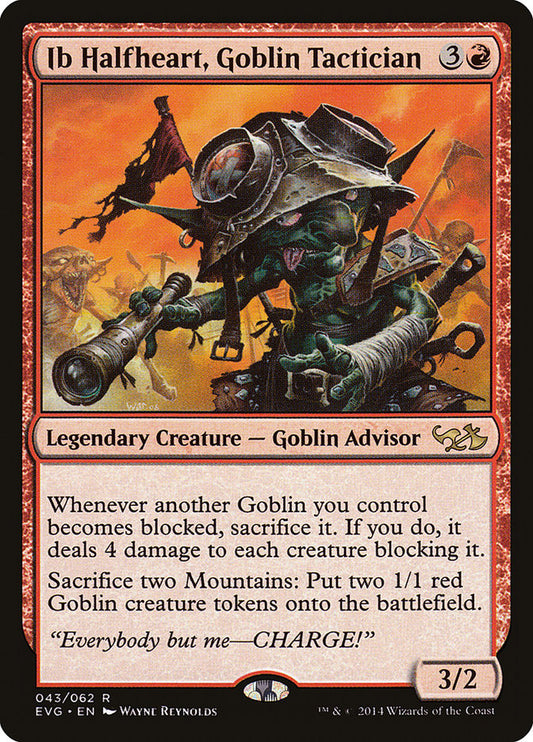 Ib Halfheart, Goblin Tactician Magic The Gathering