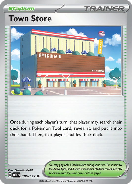 Town Store (196/197) [Scarlet & Violet: Obsidian Flames] Pokemon