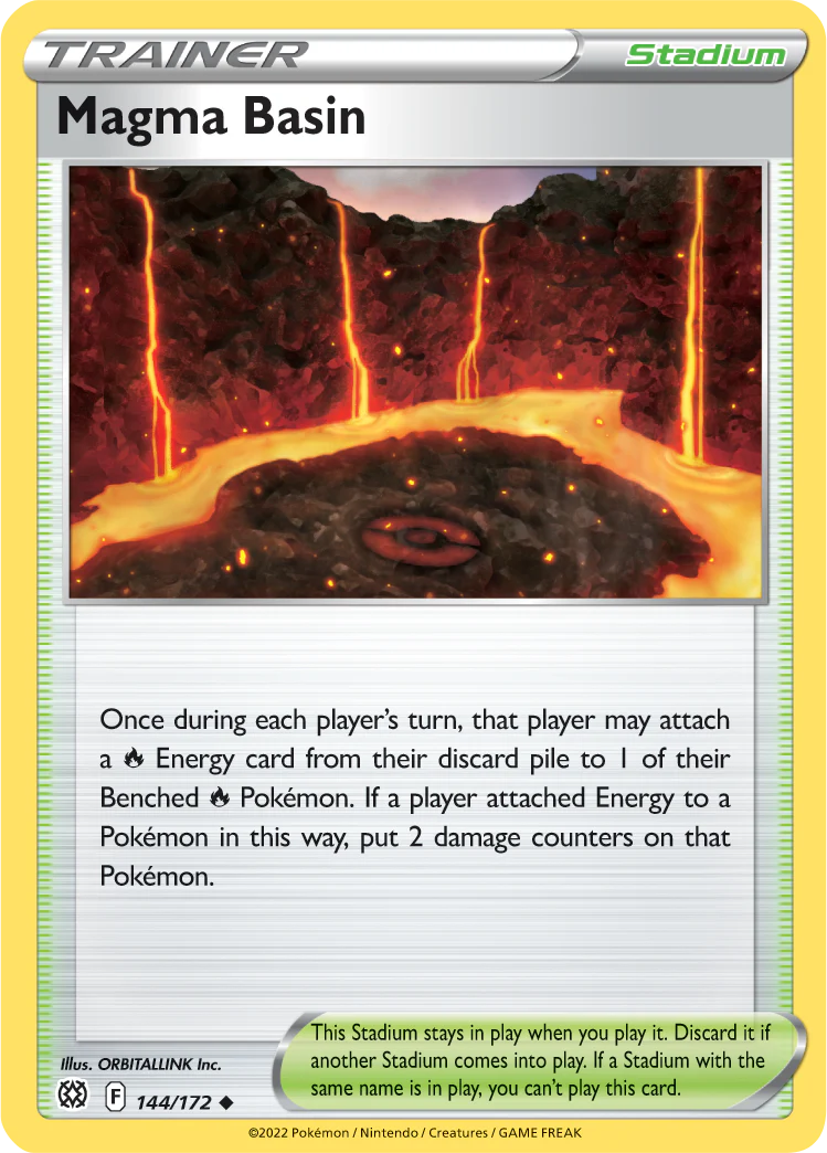 Magma Basin (144/172) [Sword & Shield: Brilliant Stars] Pokemon