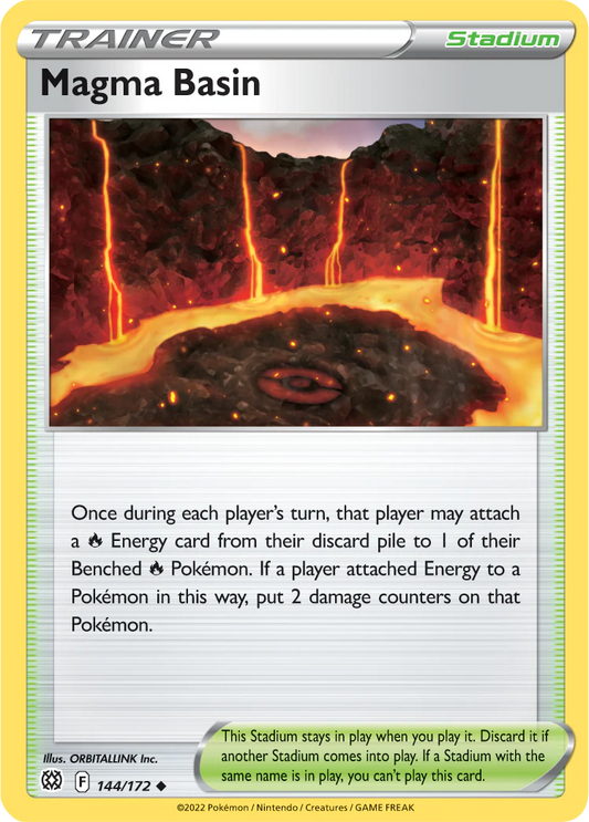 Magma Basin (144/172) [Sword & Shield: Brilliant Stars] Pokemon