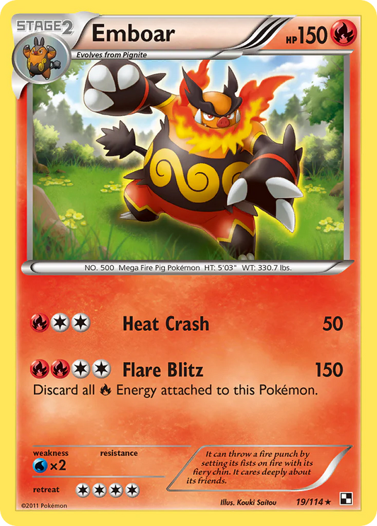 Emboar (19/114) [Black & White: Base Set] Pokemon