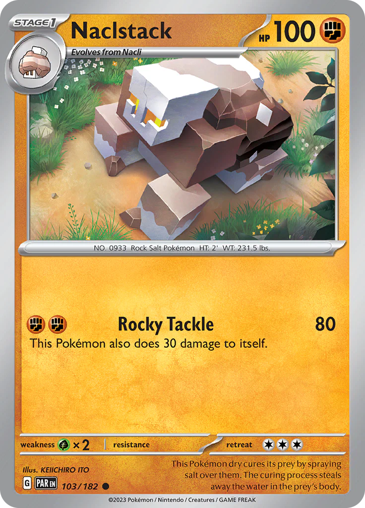 Naclstack (103/182) [Scarlet & Violet: Paradox Rift] Pokemon