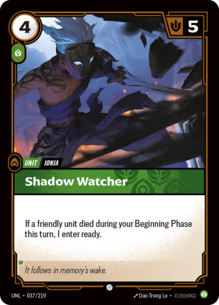 Shadow Watcher - Unleashed (UNL) Armchair Generals