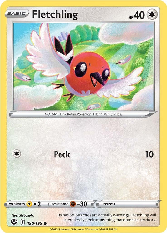 Fletchling (150/195) [Sword & Shield: Silver Tempest] Pokemon