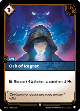 Orb of Regret - Origins (OGN) Armchair Generals