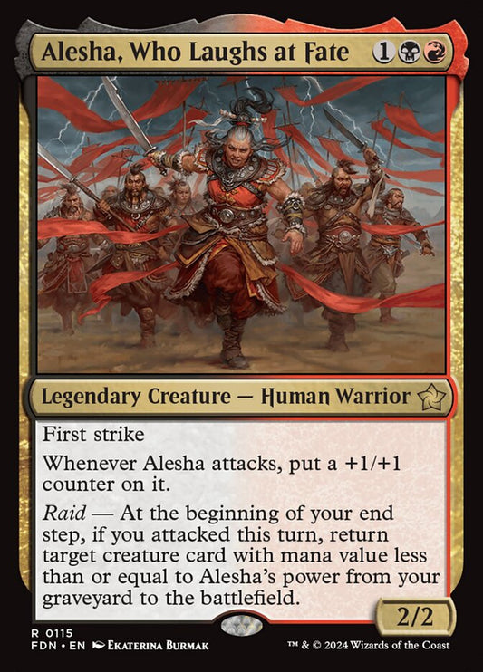 Alesha, Who Laughs at Fate Magic The Gathering