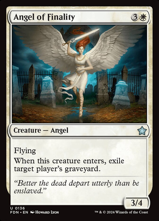 Angel of Finality Magic The Gathering