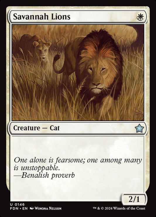 Savannah Lions Magic The Gathering