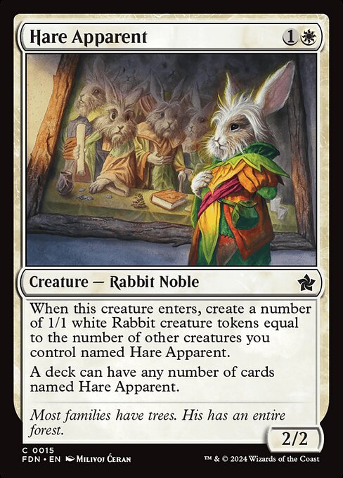 Hare Apparent Magic The Gathering