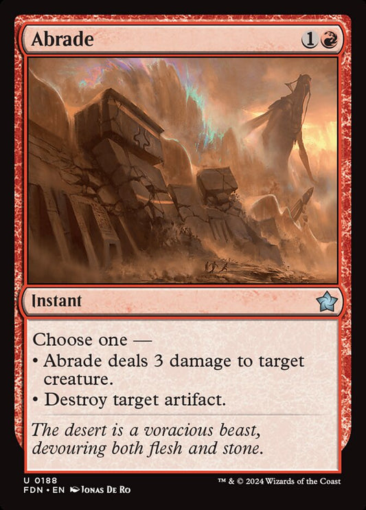 Abrade (Foil) Magic The Gathering