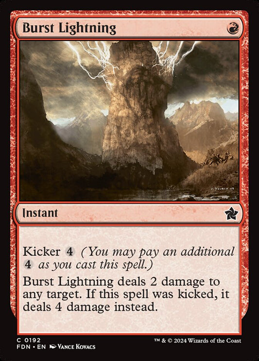 Burst Lightning Magic The Gathering