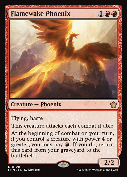 Flamewake Phoenix (Foil) Magic The Gathering