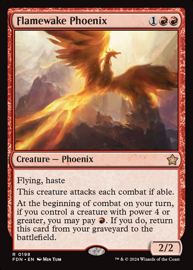 Flamewake Phoenix Magic The Gathering