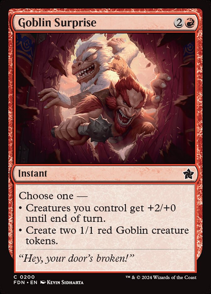 Goblin Surprise Magic The Gathering