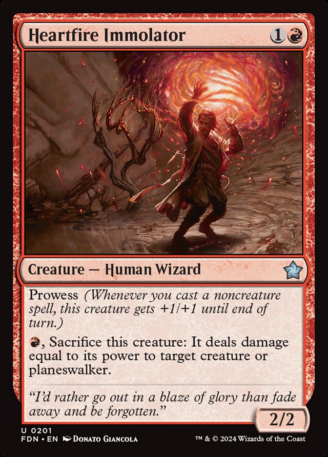 Heartfire Immolator Magic The Gathering