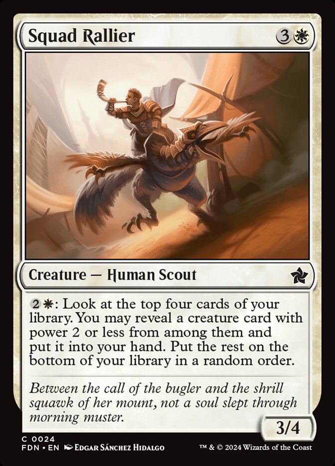 Squad rallier Magic The Gathering