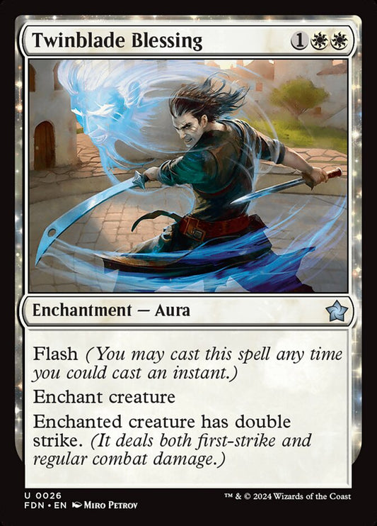 Twinblade Blessing Magic The Gathering