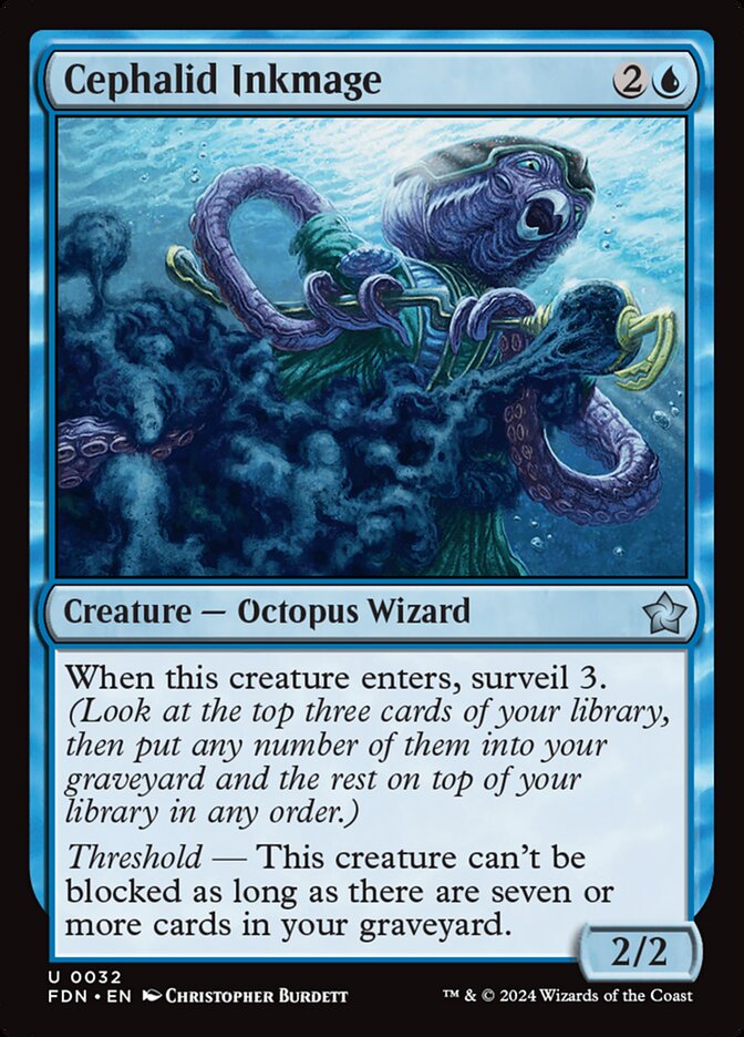 Cephalid Inkmage Magic The Gathering