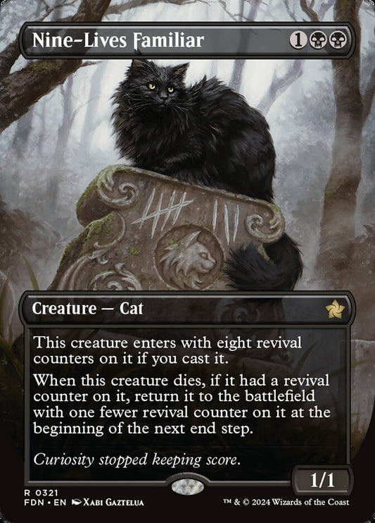 Nine-Lives Familiar (Borderless) Magic The Gathering